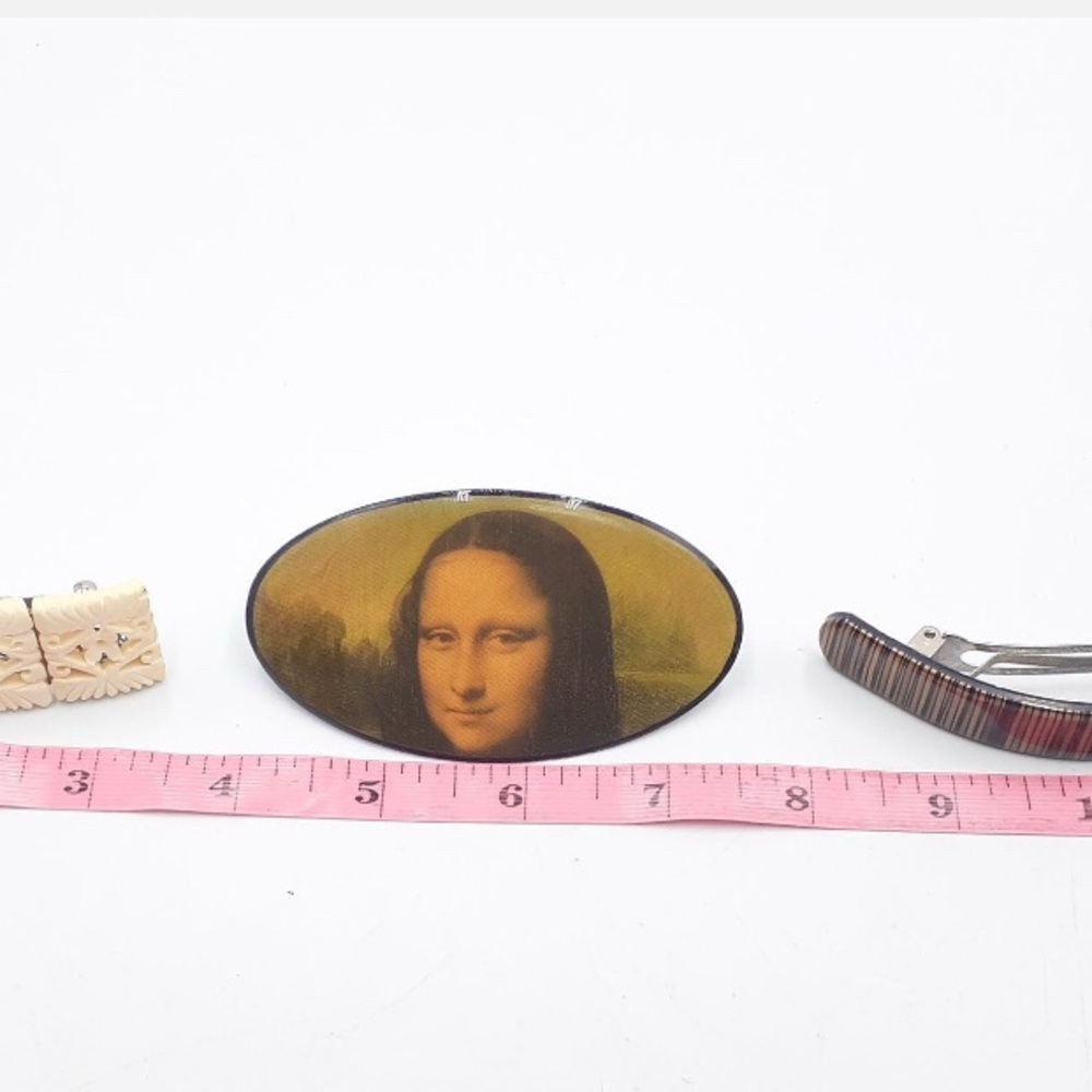 Vintage French hair clips-set of 3. Made in France - Picture 3 of 6